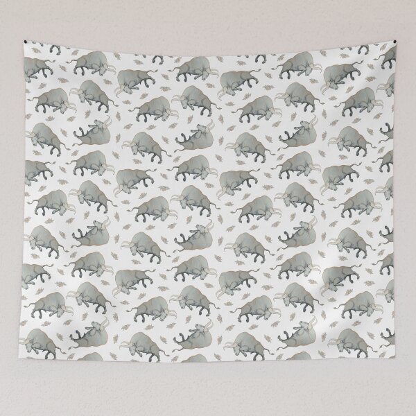 Item preview, Bulls pattern designed and sold by Tayastore.