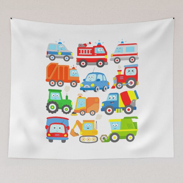 Item preview, Vehicles Cars Trucks Kids Toddlers Boys Girls designed and sold by samshirts.
