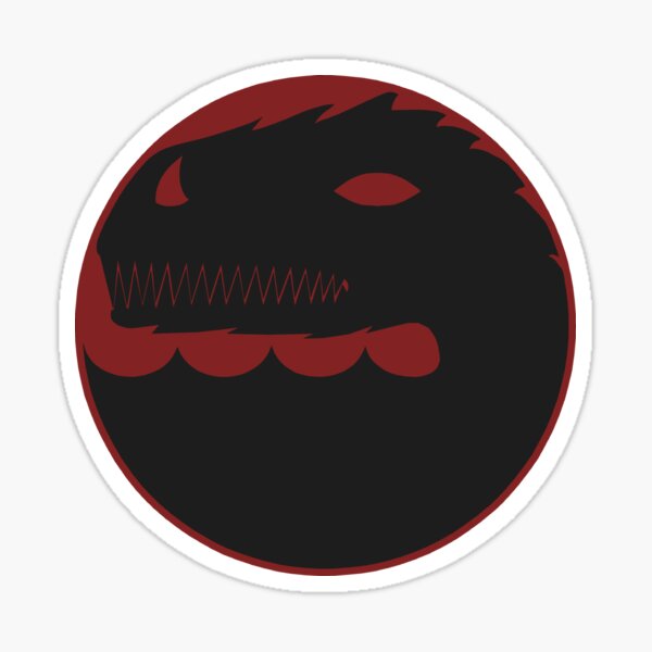 Dragon Circle Sticker