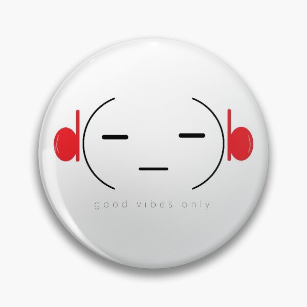 Item preview, Good vibes only red headphones line art designed and sold by expresivedesign.