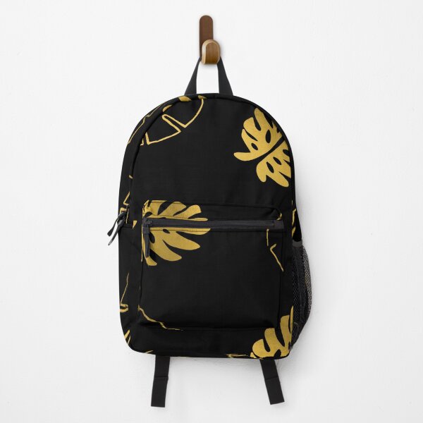 Item preview, Aesthetic Gold Leaves in Black designed and sold by Trisha Banlasan.