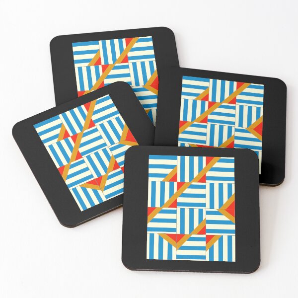 Item preview, Abstract Geometrical Pattern Stripes designed and sold by NoelNimmad.