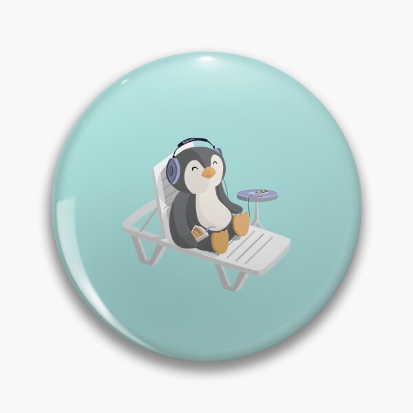 Item preview, Poolside Penguin designed and sold by RobsArtThings.