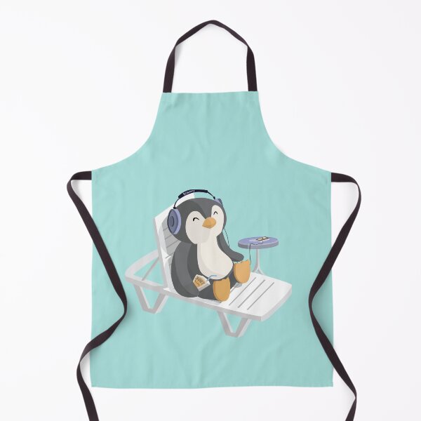 Item preview, Poolside Penguin designed and sold by RobsArtThings.