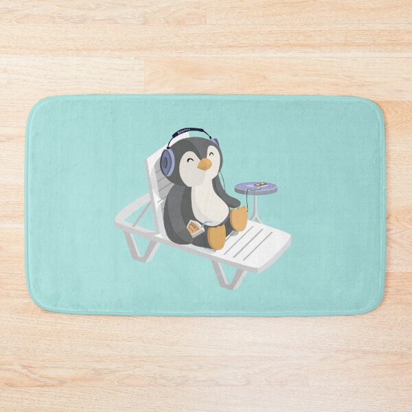 Item preview, Poolside Penguin designed and sold by RobsArtThings.