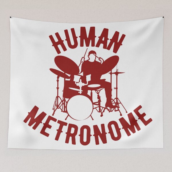 Item preview, Human Metronome Drummer designed and sold by thelastavo.