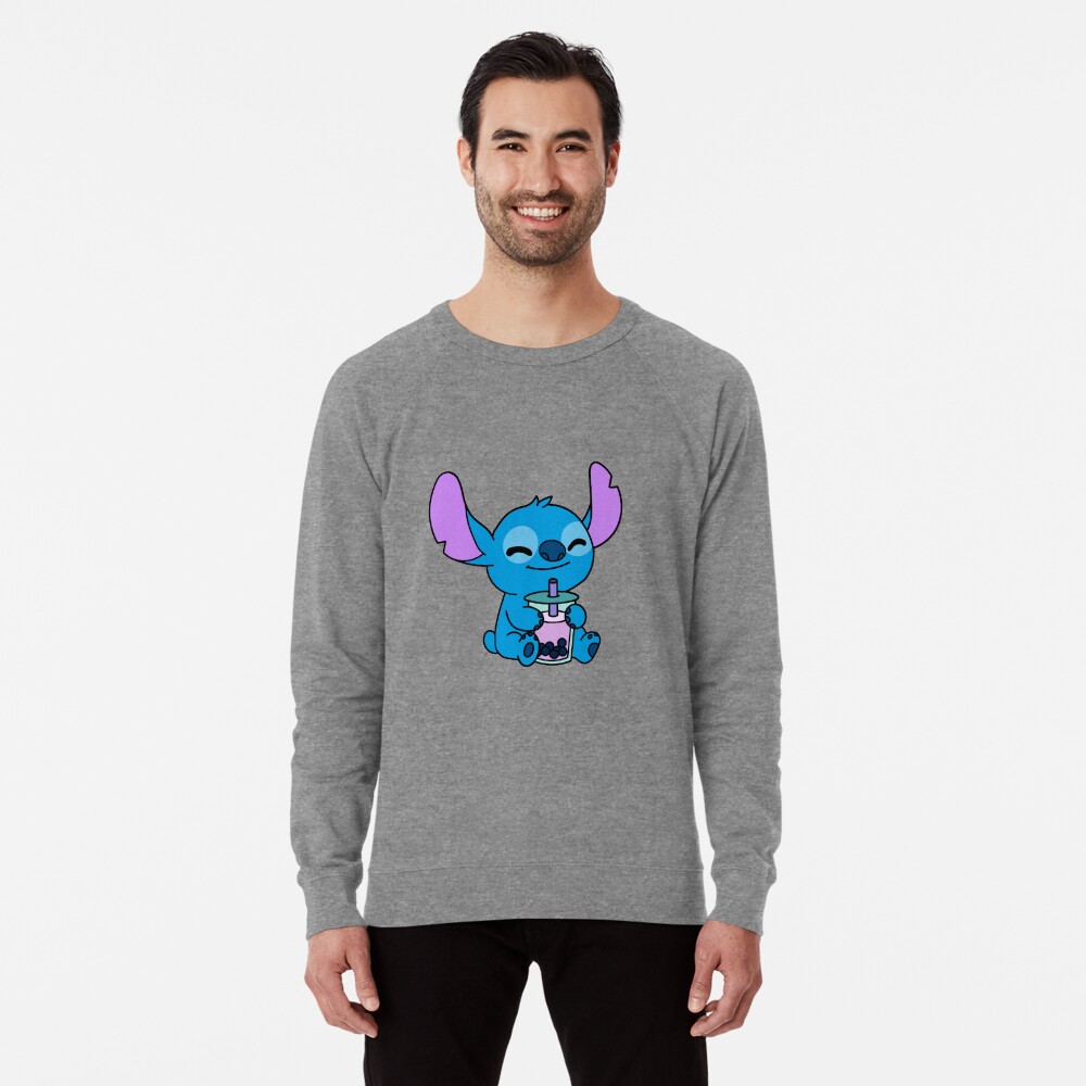 Stitch boba tea Pullover Hoodie for Sale by NoorE0411