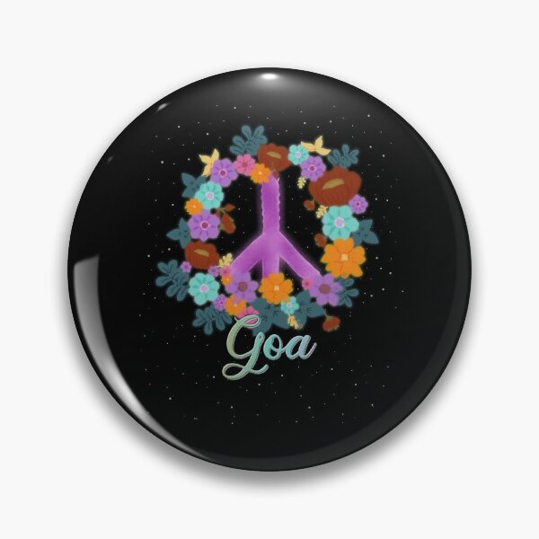 Item preview, Goa Peace Hippies Woodstock Retro designed and sold by AOCreativeProd.