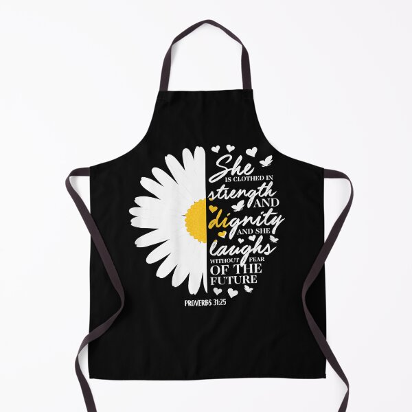 Item preview, Christian Bible Verse Gift Proverbs 3125 White Daisy Flower  designed and sold by isidrapaq21.