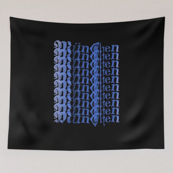 Item preview, Munich Watercolor Blue designed and sold by AOCreativeProd.