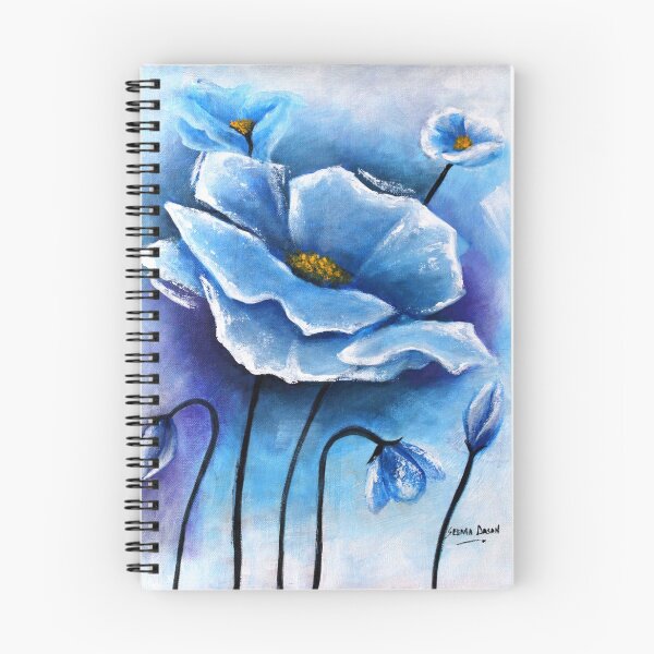 Aperçu de l'œuvre fleur abstraite créée et vendue par SEEMAFINEART.
