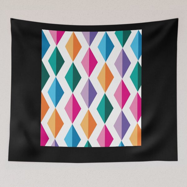 Item preview, Colorful Abstract Geometrical Pattern designed and sold by NoelNimmad.