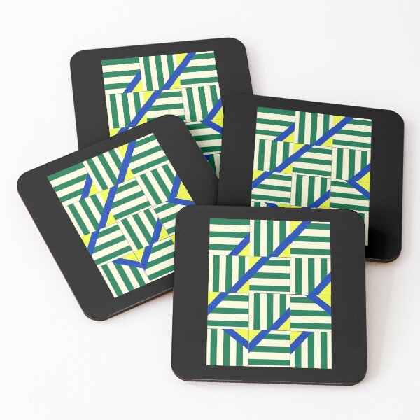 Item preview, Abstract Geometrical Pattern Stripes designed and sold by NoelNimmad.