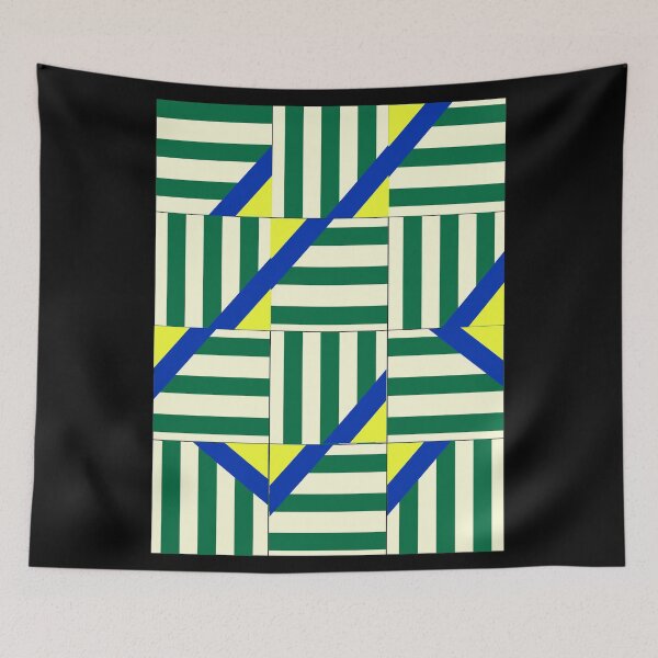 Item preview, Abstract Geometrical Pattern Stripes designed and sold by NoelNimmad.
