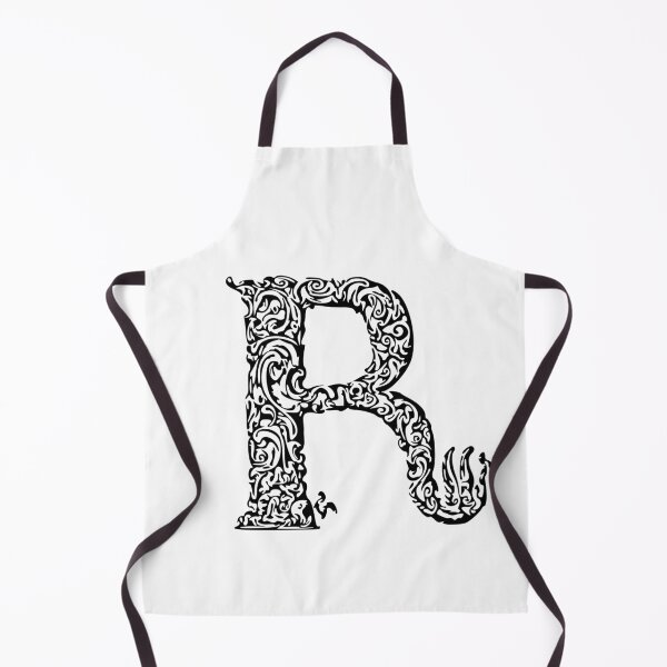 Item preview, Black Monogram - Letter "R" designed and sold by RoamingRabbit.