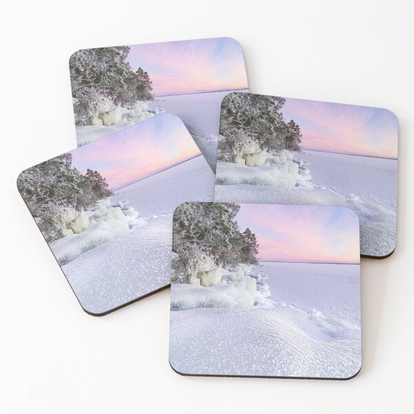 Item preview, Dawn at the frozen lake designed and sold by Juhku.