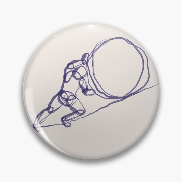Item preview, Sisyphus ink line art designed and sold by teaminart.