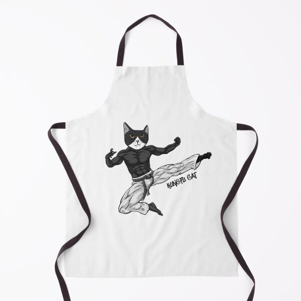 Item preview, Black Kungfu cat designed and sold by Childy.