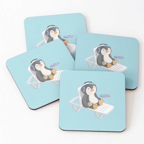 Item preview, Poolside Penguin designed and sold by RobsArtThings.