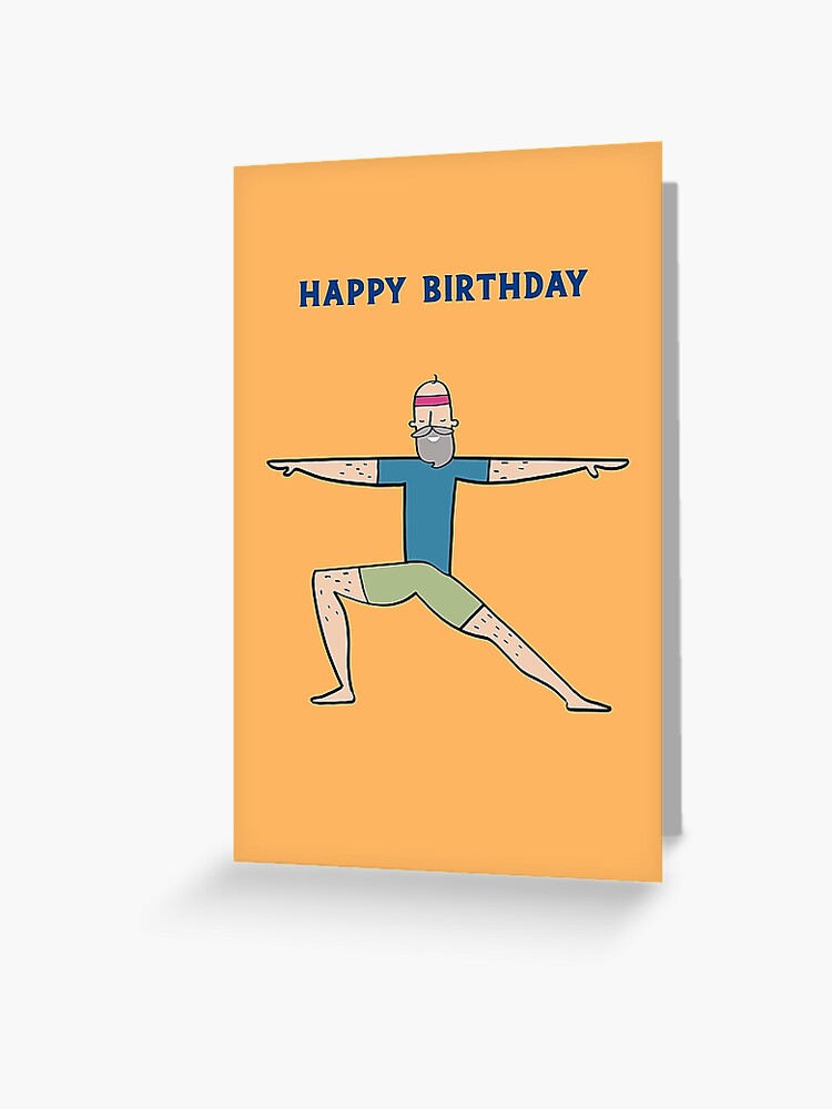 Naked Man Birthday Suit Greeting Card for Sale by lemonloco