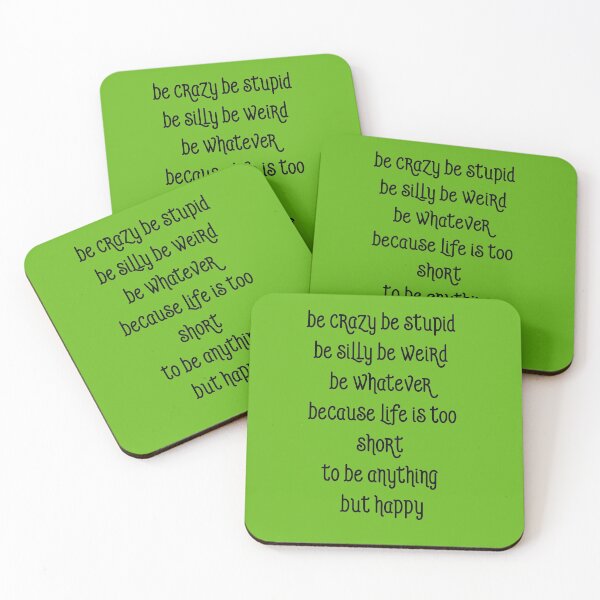 Item preview, Be crazy be silly humour designed and sold by Creativeart1974.