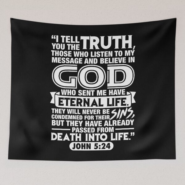 Item preview, John 5:24 designed and sold by plushism.
