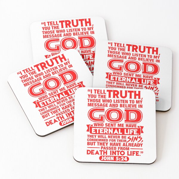 Item preview, John 5:24 designed and sold by plushism.
