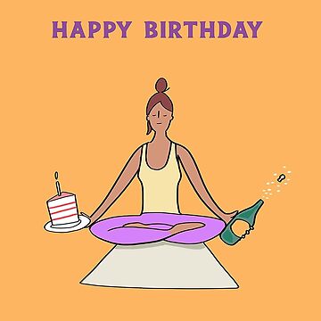 I Do Yoga Teacher Birthday Gift | Art Board Print
