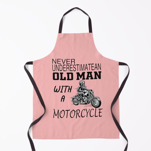 Item preview, "Never Underestimate Old Man With A Motorcycle" designed and sold by Clothesify.