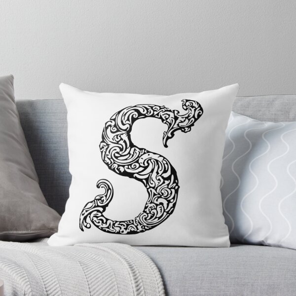 Item preview, Black Monogram - Letter "S" designed and sold by RoamingRabbit.