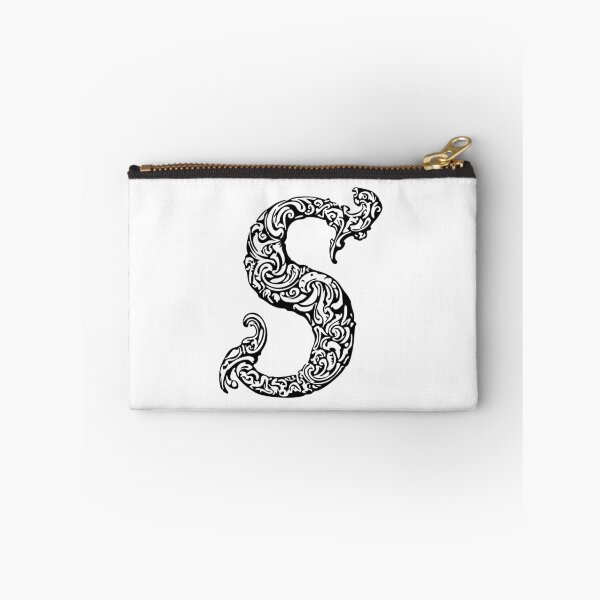 Item preview, Black Monogram - Letter "S" designed and sold by RoamingRabbit.