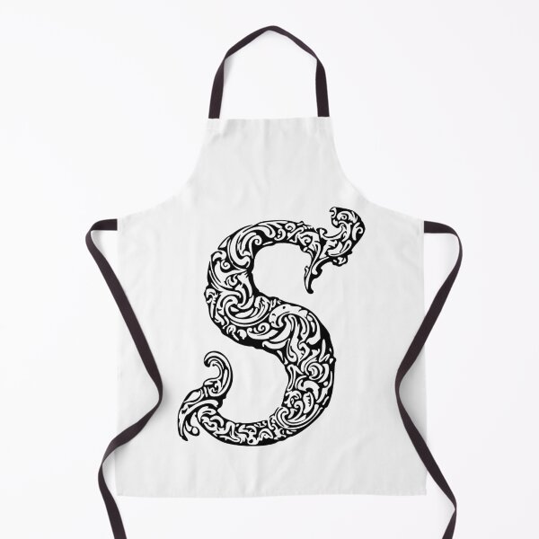 Item preview, Black Monogram - Letter "S" designed and sold by RoamingRabbit.