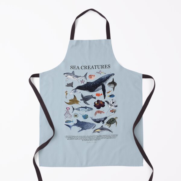 Item preview, SEA CREATURES poster with names designed and sold by BEATRIZ ABAITUA.