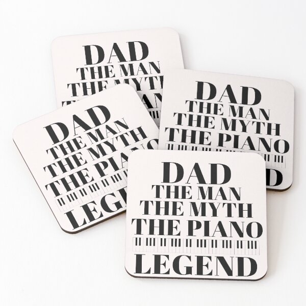 Item preview, Dad the man the myth the piano legend designed and sold by crikz.