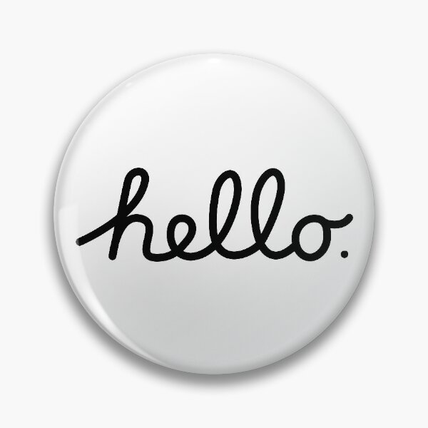 Item preview, Hello designed and sold by Geek-Revolution.