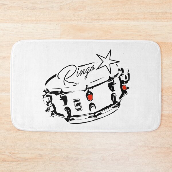 Item preview, Ringo  Fan Print -The Beatles Collection - Black and White Silhouette designed and sold by EpicArtVibe.