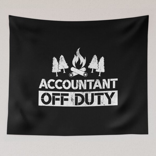 Item preview, Accountant Off Duty Funny Camper Camping Lover CPA Bookkeeper designed and sold by WYGSTORE.