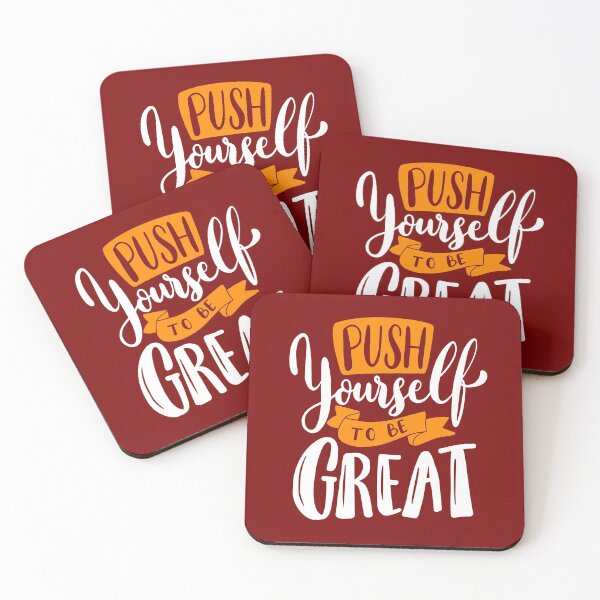 Item preview, Push Yourself To Be Great  designed and sold by SSK Designs.