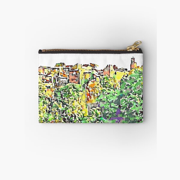 Item preview, Barbarano Romano: landscape with wood and village on the rock designed and sold by Giuseppe Cocco.
