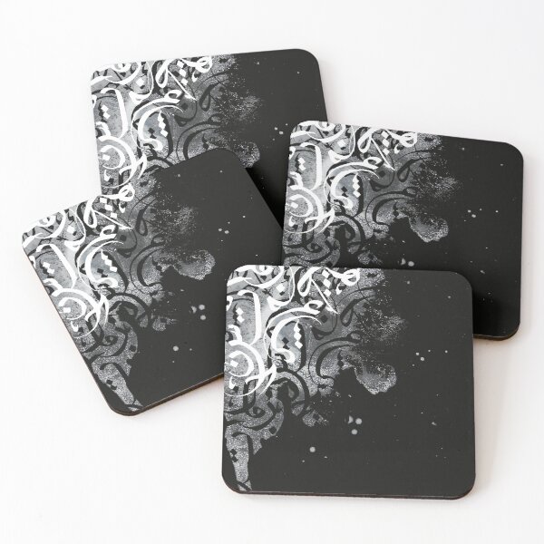 Item preview, Abstract ink stain art - Night designed and sold by TheOpulent.