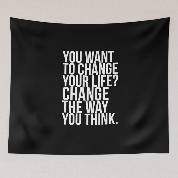 Item preview, You want to change your life? Change the way you think. designed and sold by PGPshop.
