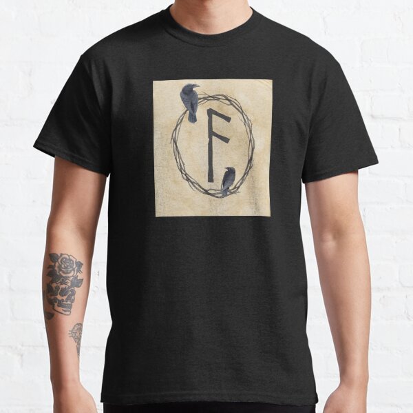 Ansuz Rune | Elder Futhark Norse Runes Alphabet Classic T-Shirt