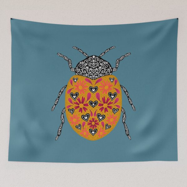Artikelvorschau, Floral Ladybird | Earthy Palette entworfen und verkauft von RebeccaFlaherty.
