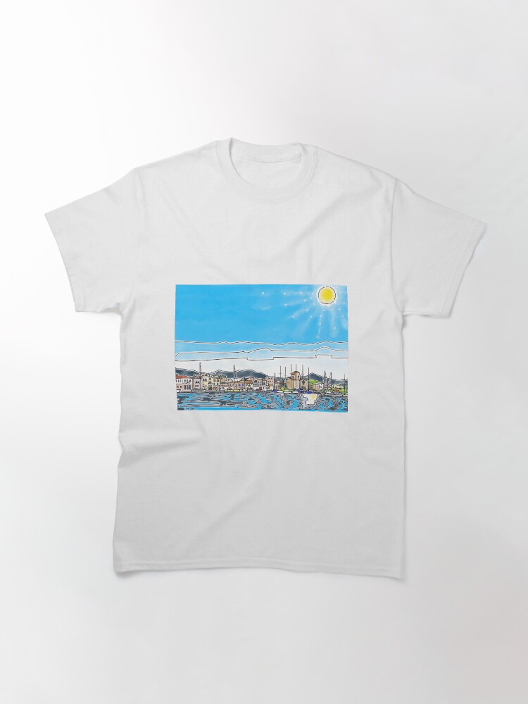 Alternate view of Aegina Harbour Classic T-Shirt