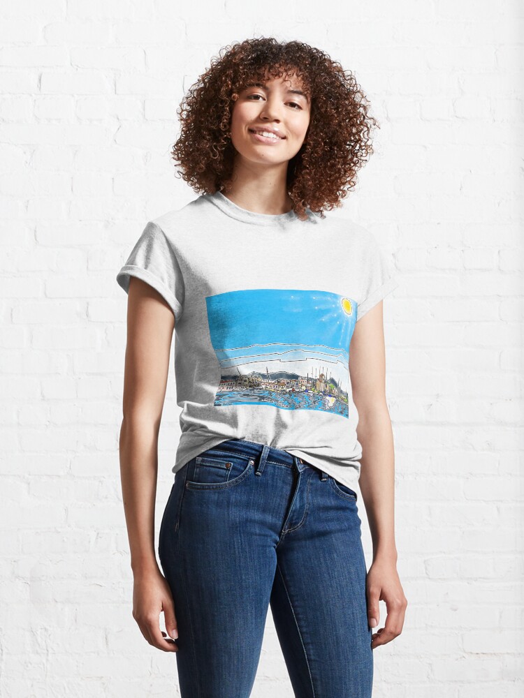 Alternate view of Aegina Harbour Classic T-Shirt