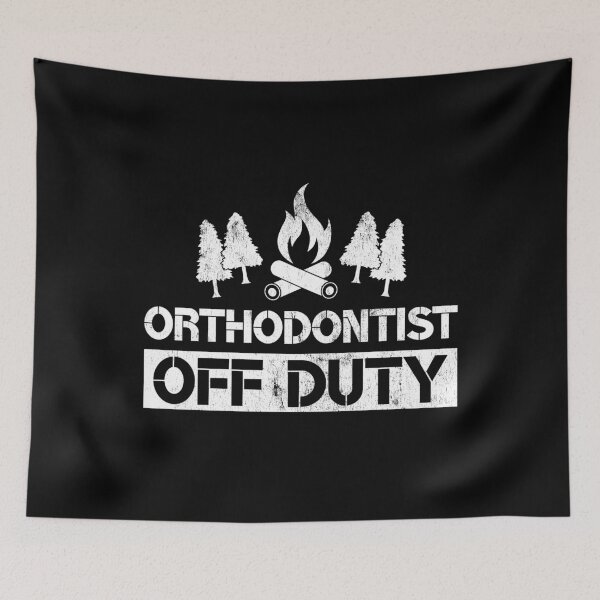 Item preview, Orthodontist Off Duty Funny Camper Camping Lover Orthodontics Gag Gift designed and sold by WYGSTORE.