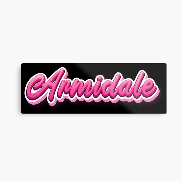 Armidale New South Wales Australia Raised Me Metal Print