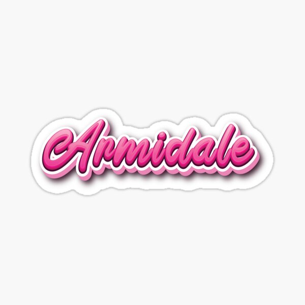 Armidale New South Wales Australia Raised Me Sticker