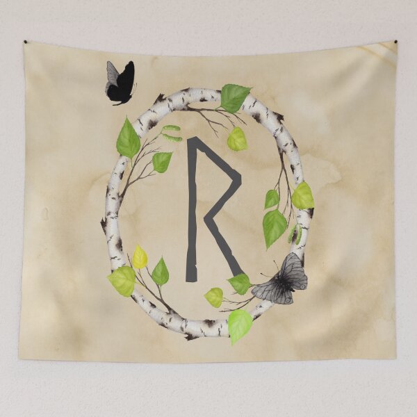 Item preview, Raido Rune | Elder Futhark Norse Runes Alphabet designed and sold by Time Nomads.