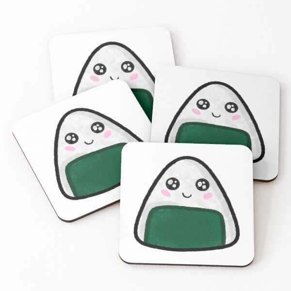 Item preview, Kawaii Cartoon Sushi Onigiri Cute Graphic designed and sold by E.K Spencer.